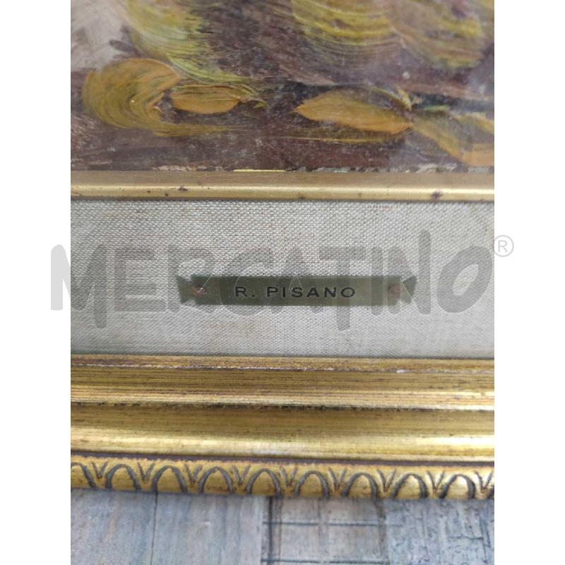 QUADRO DIPINTO CON GATTI P.PISANO  | Mercatino dell'Usato Settimo torinese 3