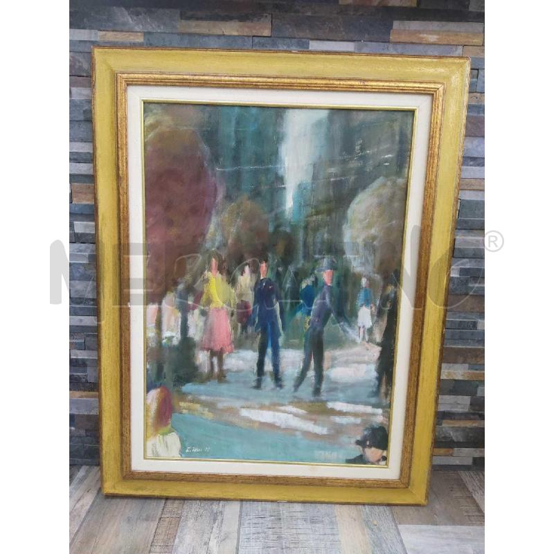 QUADRO DIPINTO TUCCI CORNICE DORATA | Mercatino dell'Usato Settimo torinese 1