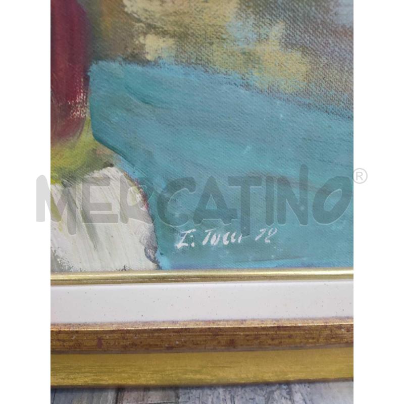 QUADRO DIPINTO TUCCI CORNICE DORATA | Mercatino dell'Usato Settimo torinese 2