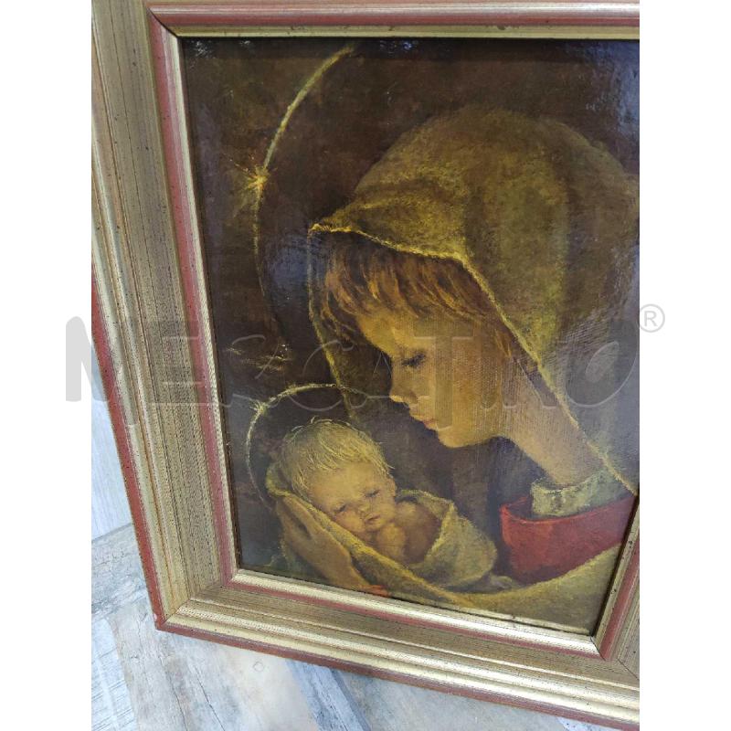 QUADRO NATIVITÀ CORNICE DORATA | Mercatino dell'Usato Settimo torinese 2
