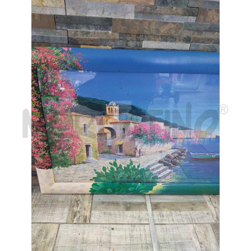 QUADRO PAESINO CON MARE | Mercatino dell'Usato Settimo torinese 3