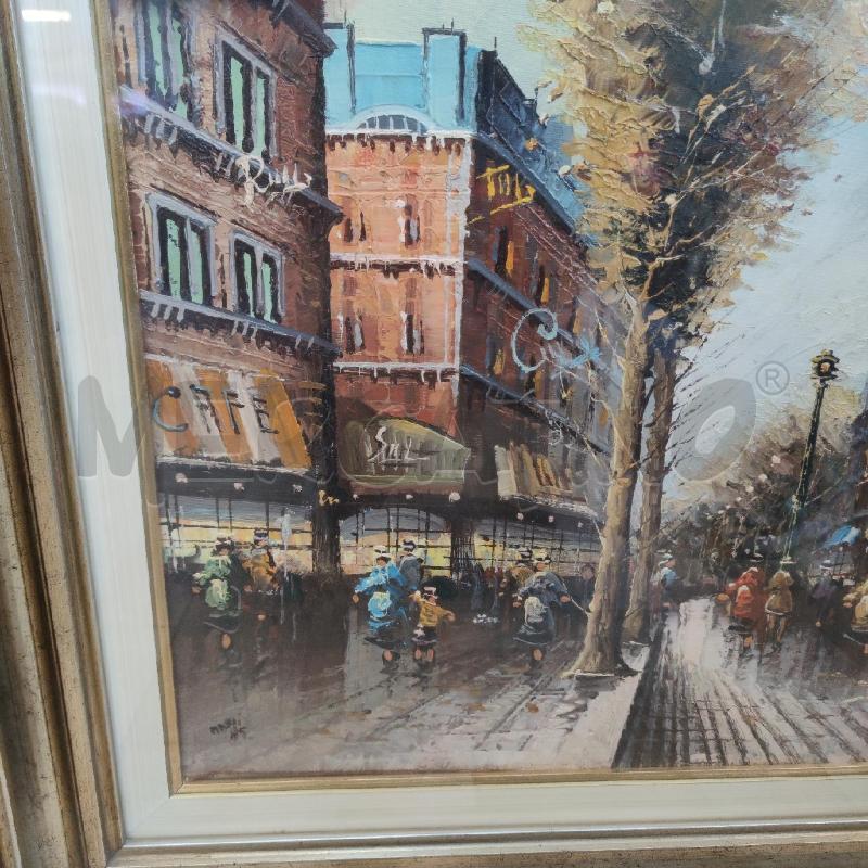 QUADRO RUE DE PARIS DIPINTO  | Mercatino dell'Usato Settimo torinese 2