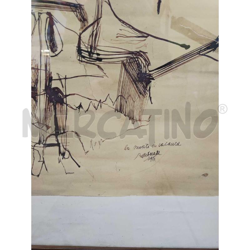 QUADRO STAMPA LA MORTE IN LA CASA | Mercatino dell'Usato Settimo torinese 2