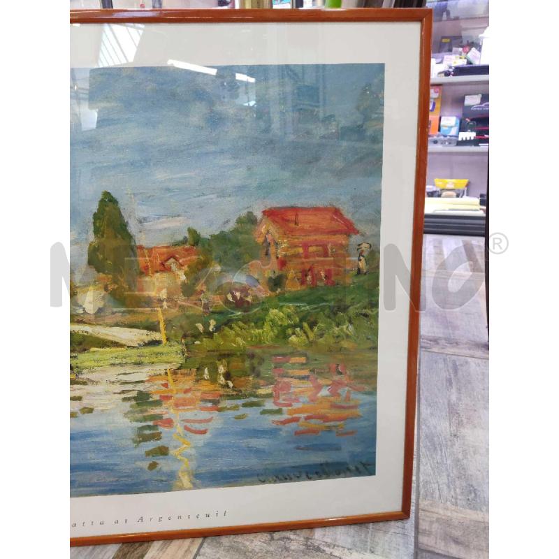 QUADRO STAMPA MONET REGATTA | Mercatino dell'Usato Settimo torinese 3
