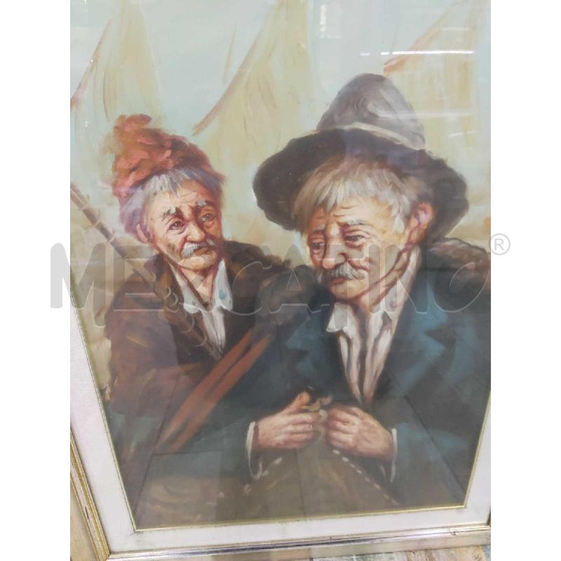 QUADRO VECCHIO COPPIA NONNINI MATT | Mercatino dell'Usato Settimo torinese 3