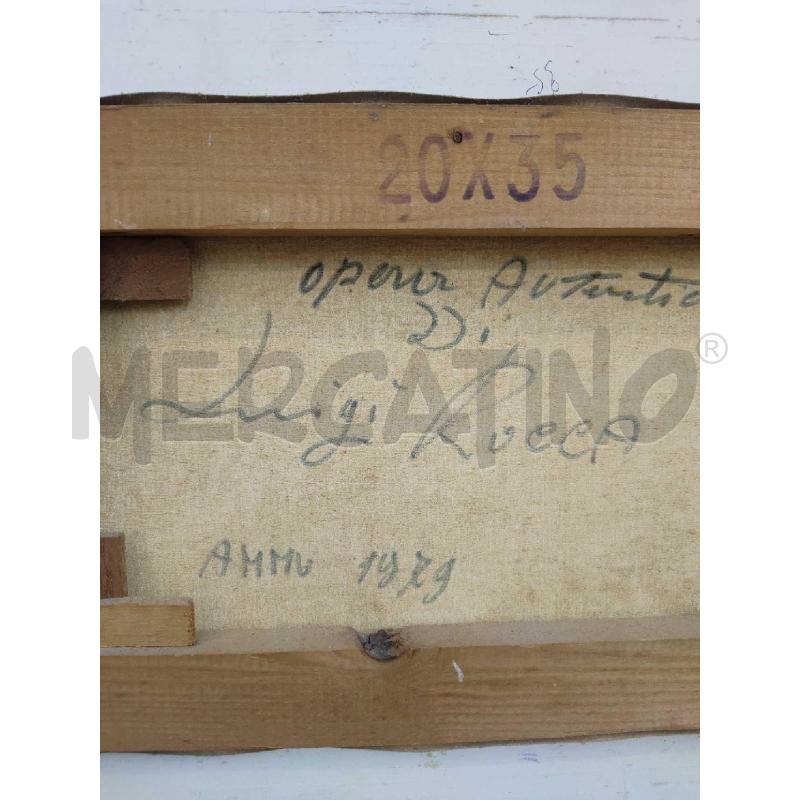 QUADRO  DIPINTO DAMA SDRAIATA OPERA LUIGI ROCCA | Mercatino dell'Usato Settimo torinese 3
