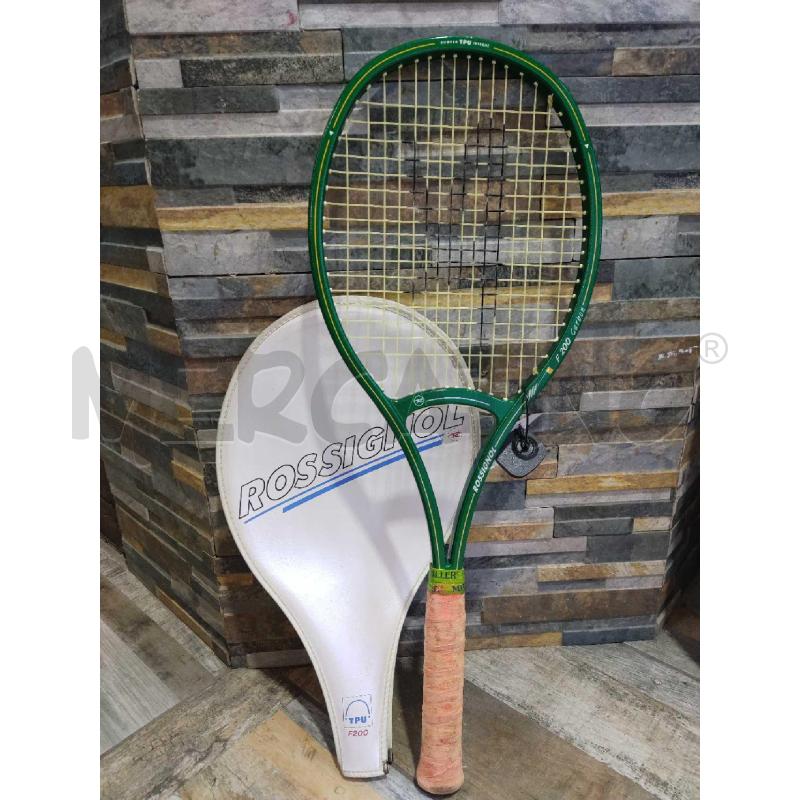 RACCHETTA TENNIS ROSSIGNOL F200 CARBON VERDE CON CUSTODIA | Mercatino dell'Usato Settimo torinese 1