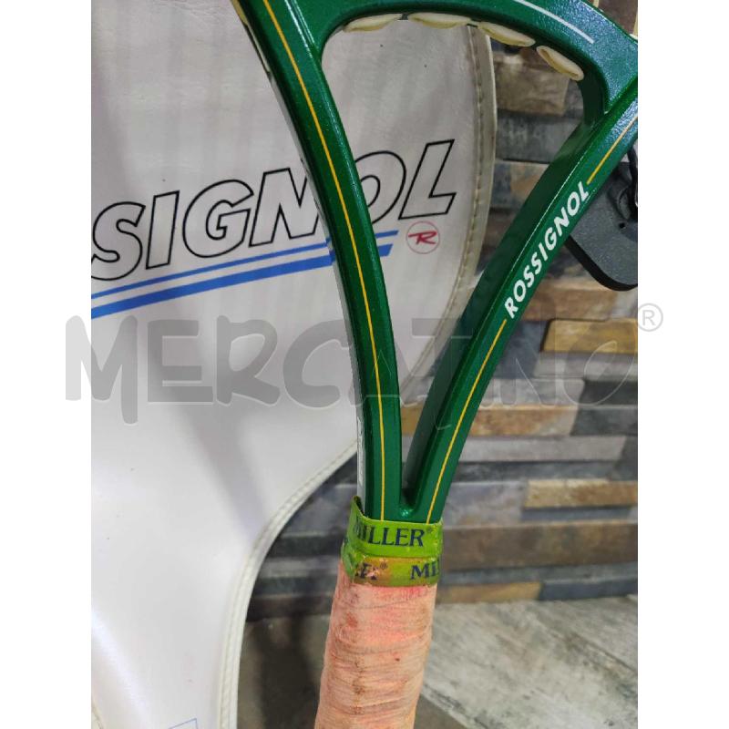 RACCHETTA TENNIS ROSSIGNOL F200 CARBON VERDE CON CUSTODIA | Mercatino dell'Usato Settimo torinese 4