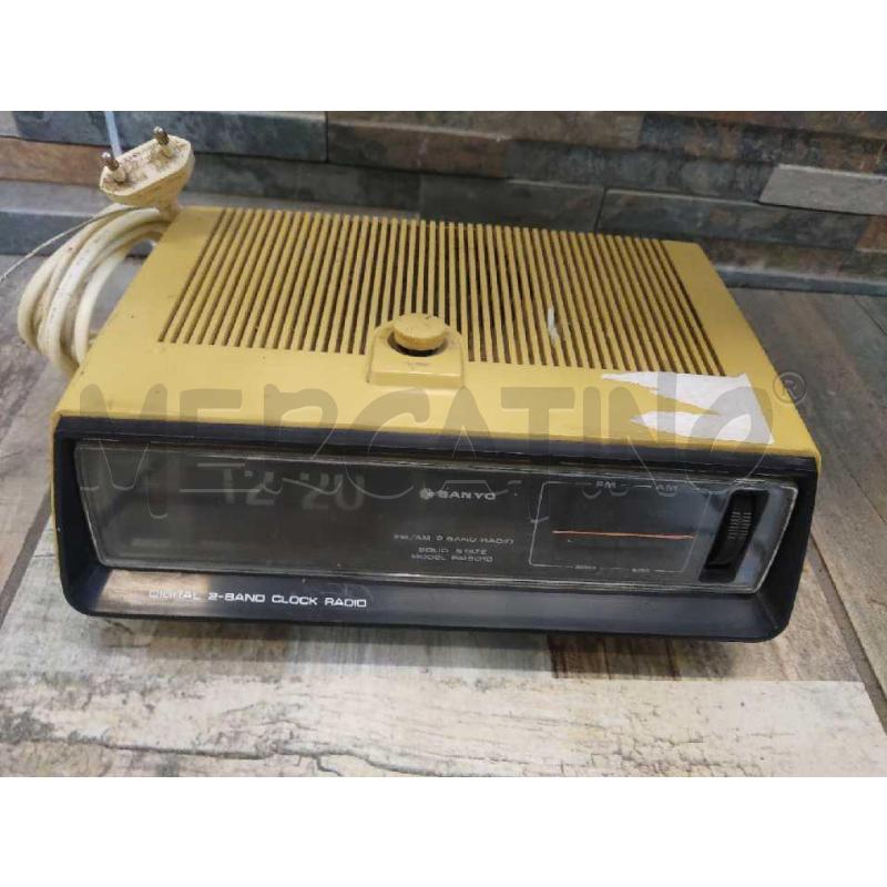 RADIOSVEGLIA  SANYO VINTAGE | Mercatino dell'Usato Settimo torinese 1
