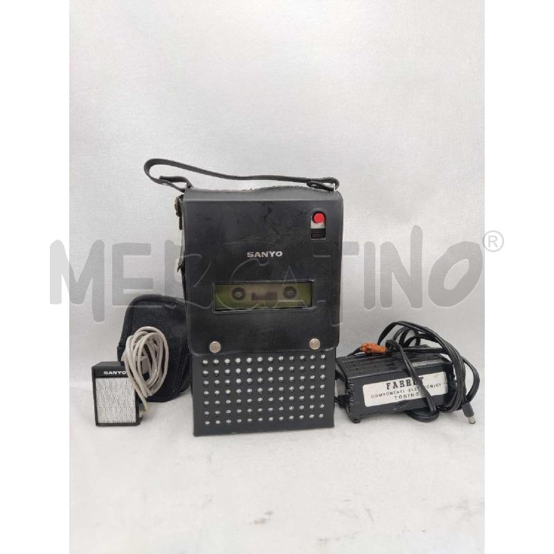 REGISTRATORE CASSETTE SANY FUNZIONANTE CON MICROFONO | Mercatino dell'Usato Settimo torinese 1