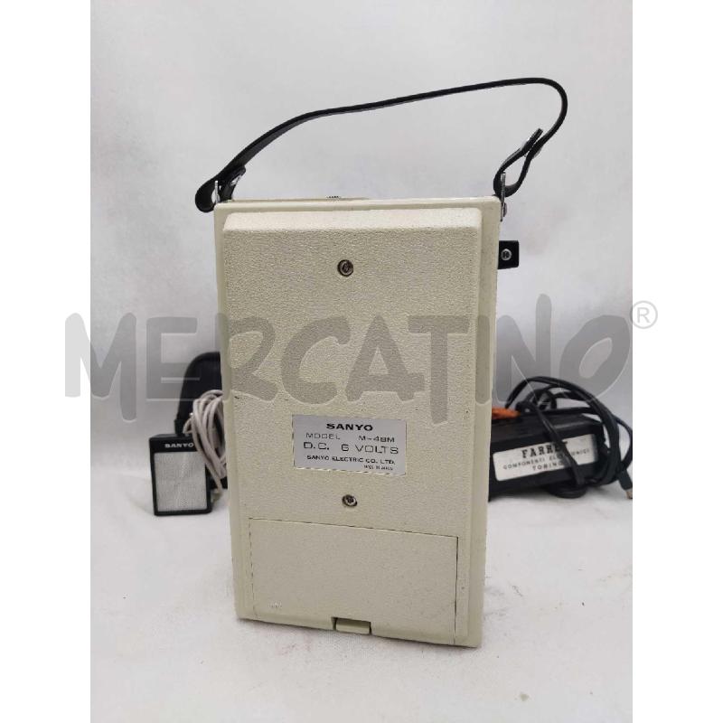 REGISTRATORE CASSETTE SANY FUNZIONANTE CON MICROFONO | Mercatino dell'Usato Settimo torinese 3