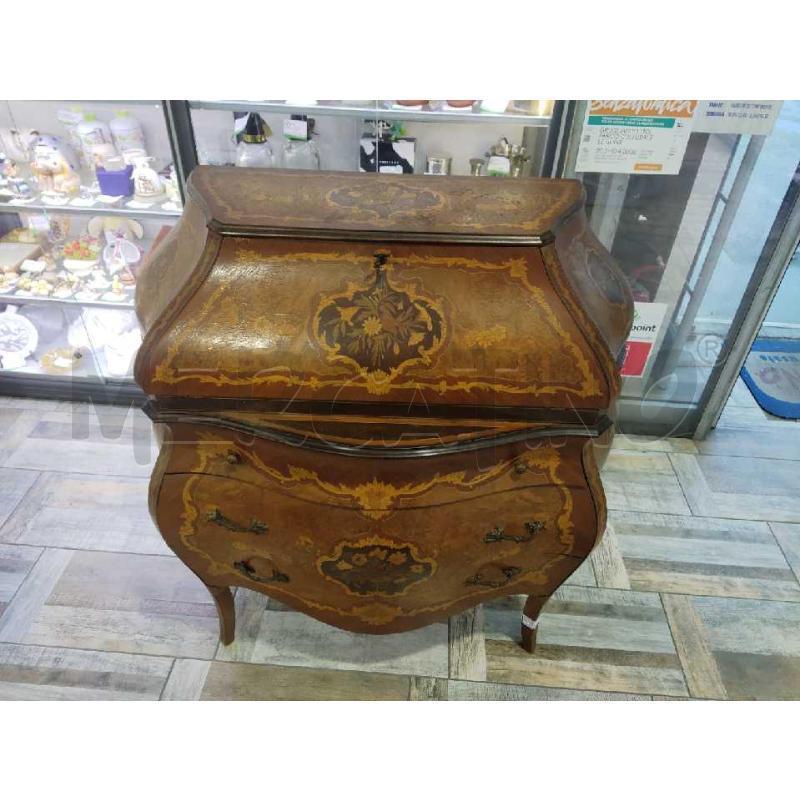 RIBALTA LEGNO CLASSICO INTARSIATA STILE LUIGI QUINDICESIMO | Mercatino dell'Usato Settimo torinese 1