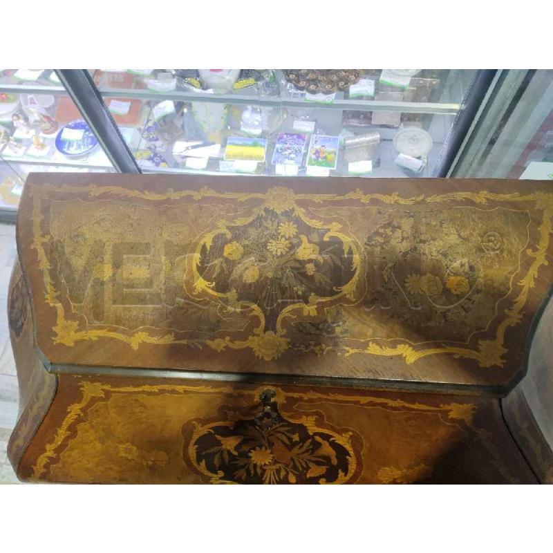 RIBALTA LEGNO CLASSICO INTARSIATA STILE LUIGI QUINDICESIMO | Mercatino dell'Usato Settimo torinese 2