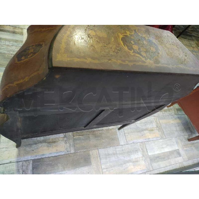 RIBALTA LEGNO CLASSICO INTARSIATA STILE LUIGI QUINDICESIMO | Mercatino dell'Usato Settimo torinese 4