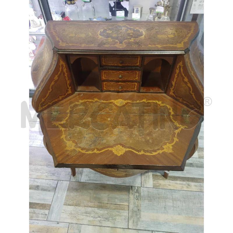 RIBALTA LEGNO CLASSICO INTARSIATA STILE LUIGI QUINDICESIMO | Mercatino dell'Usato Settimo torinese 5