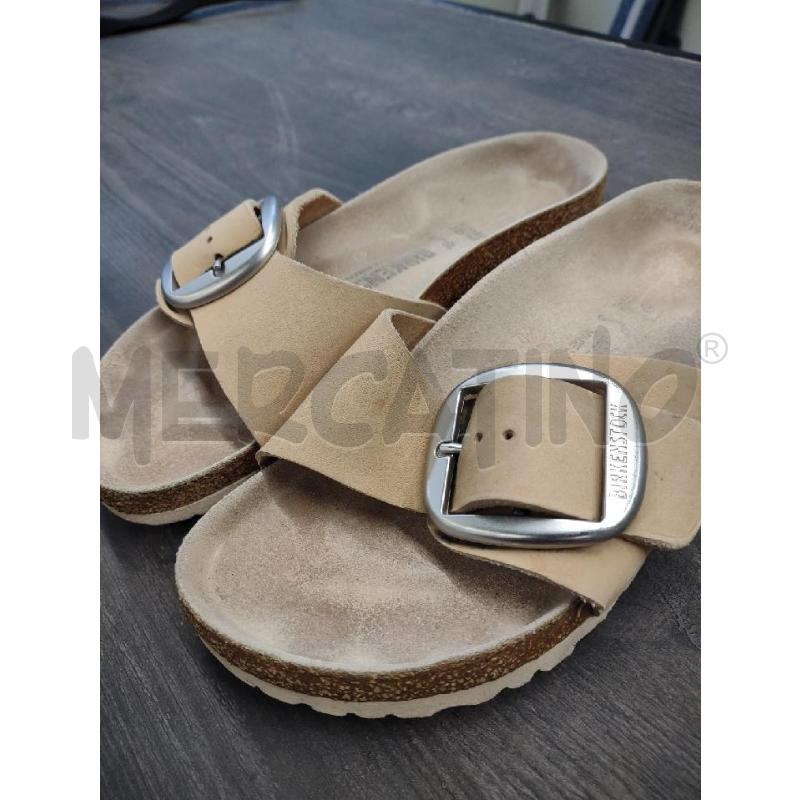 SANDALI BIRKENSTOCK FASCIA PELLE NUDE FIBBIA ARG | Mercatino dell'Usato Settimo torinese 2
