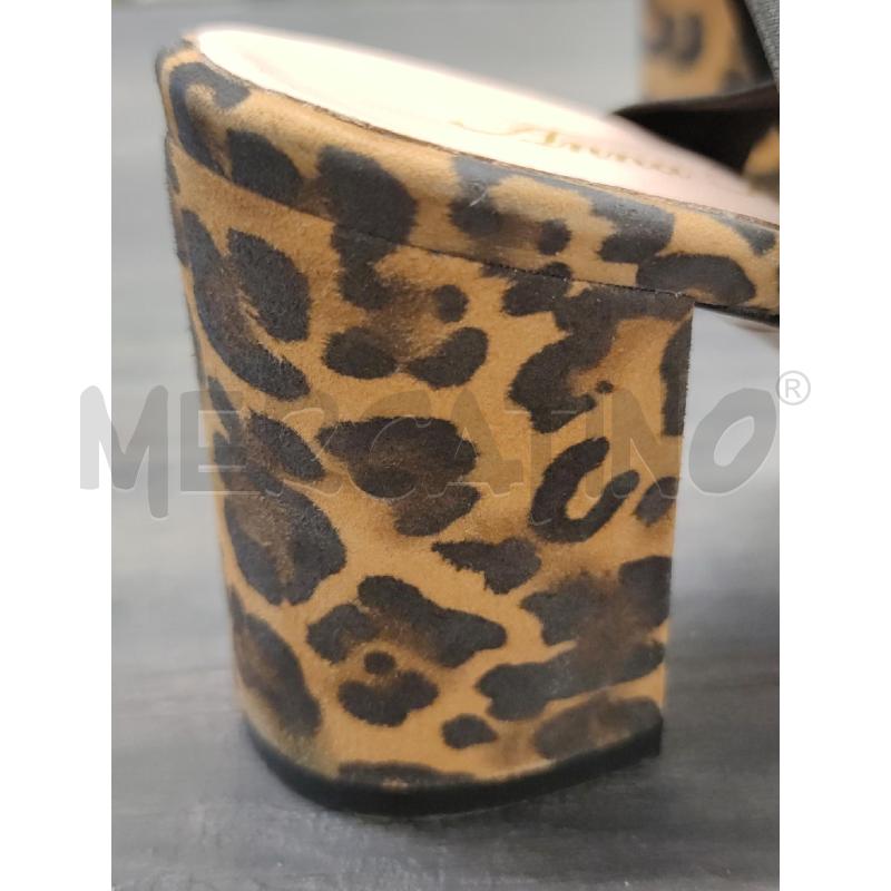 SANDALI CON TACCO ANNA F. STAMPA LEOPARDATA FASCE NERE | Mercatino dell'Usato Settimo torinese 4