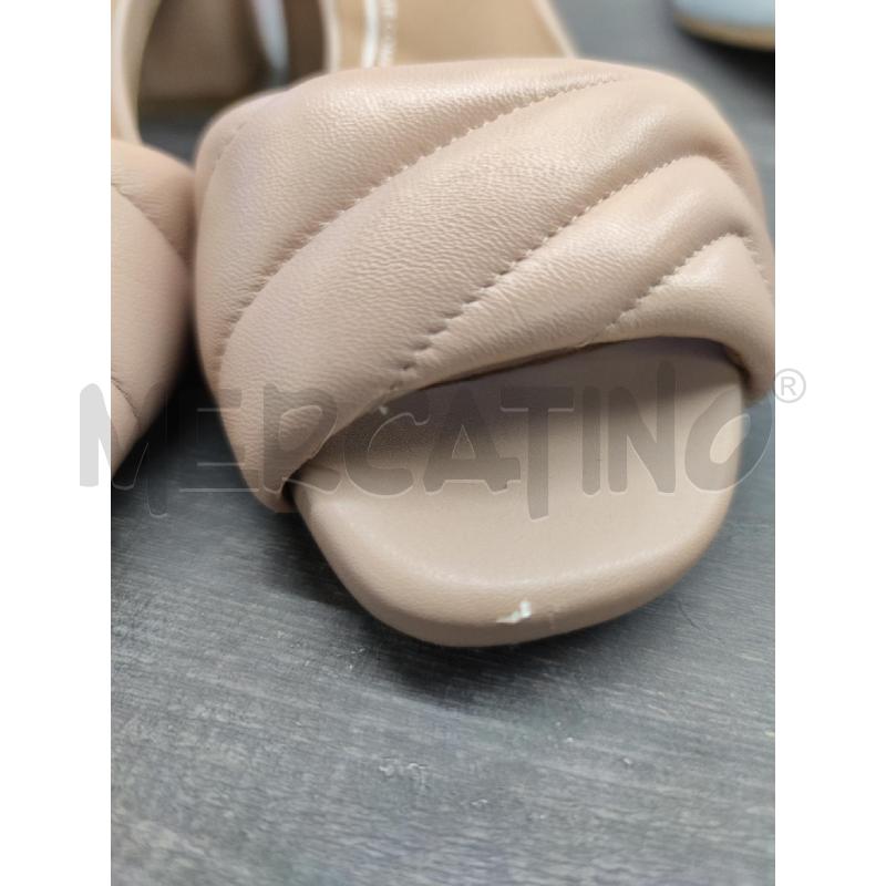 SANDALI CON TACCO GEOX NUDE FASCIA BOMBATA | Mercatino dell'Usato Settimo torinese 4