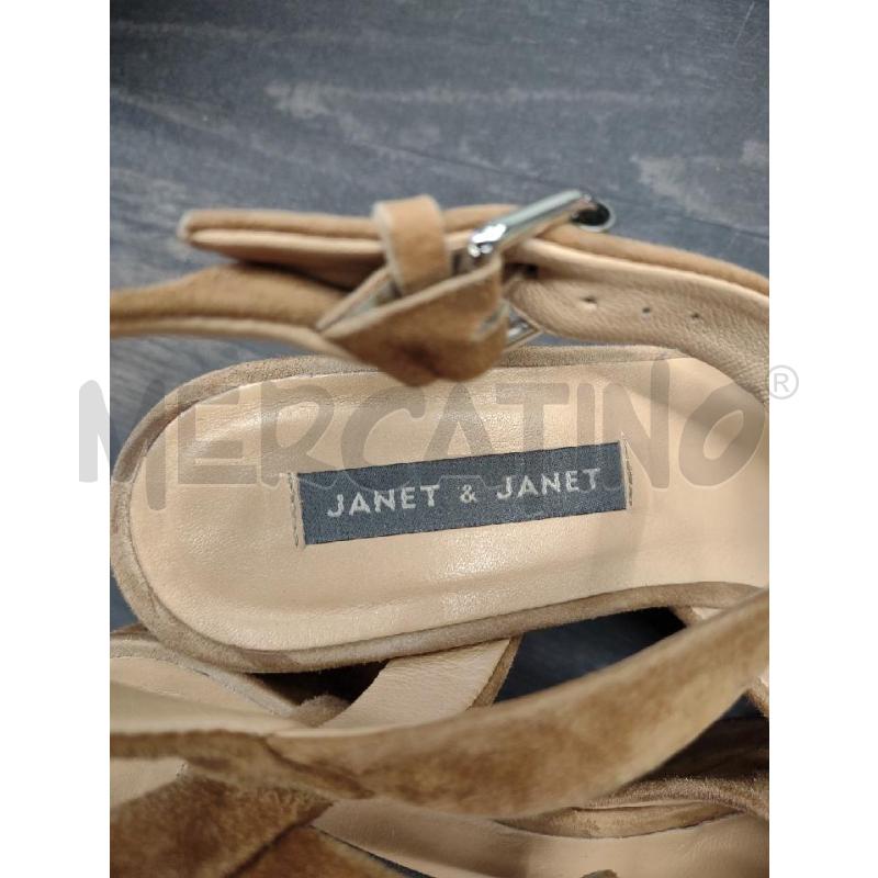 SANDALI CON TACCO JANET&JANET PELLE SCAM. | Mercatino dell'Usato Settimo torinese 3