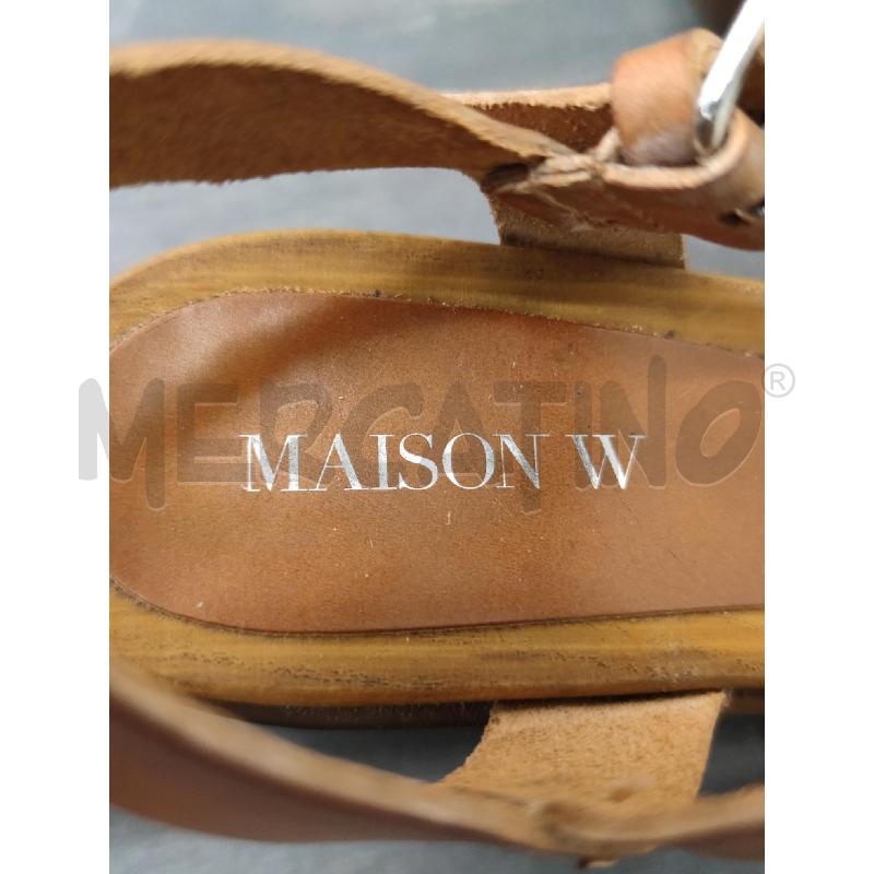SANDALI CON ZEPPA LEGNO MAISON W. FASCIA RAFIA | Mercatino dell'Usato Settimo torinese 4