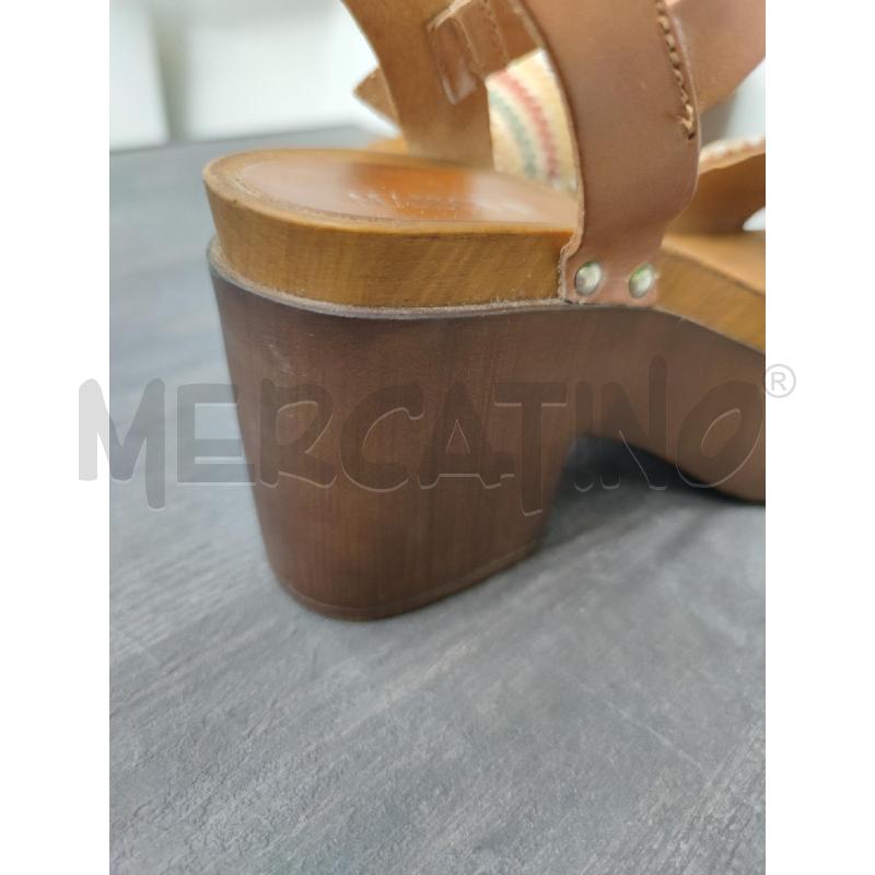 SANDALI CON ZEPPA LEGNO MAISON W. FASCIA RAFIA | Mercatino dell'Usato Settimo torinese 5