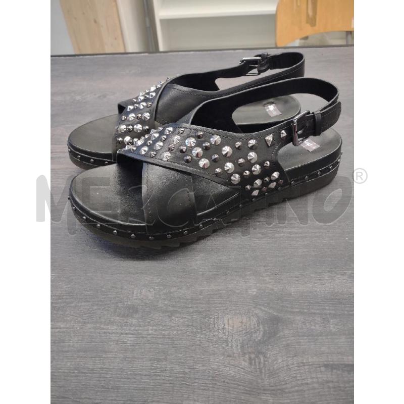 SANDALI DONNA BATA PELLE BORCHIETTE ARGENTO | Mercatino dell'Usato Settimo torinese 2
