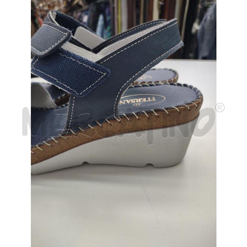 SANDALI DONNA BLU INTERSAN FASCIA LUREX  | Mercatino dell'Usato Settimo torinese 2