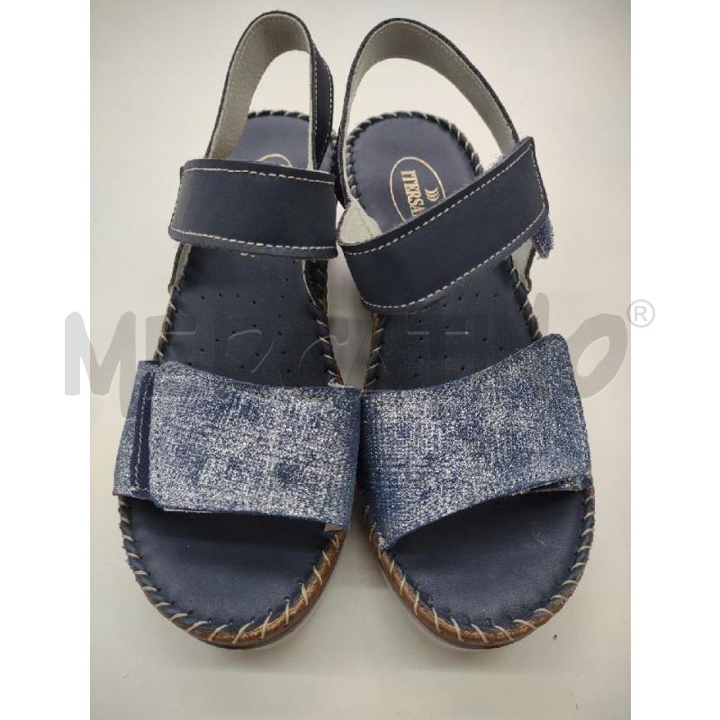 SANDALI DONNA BLU INTERSAN FASCIA LUREX  | Mercatino dell'Usato Settimo torinese 3