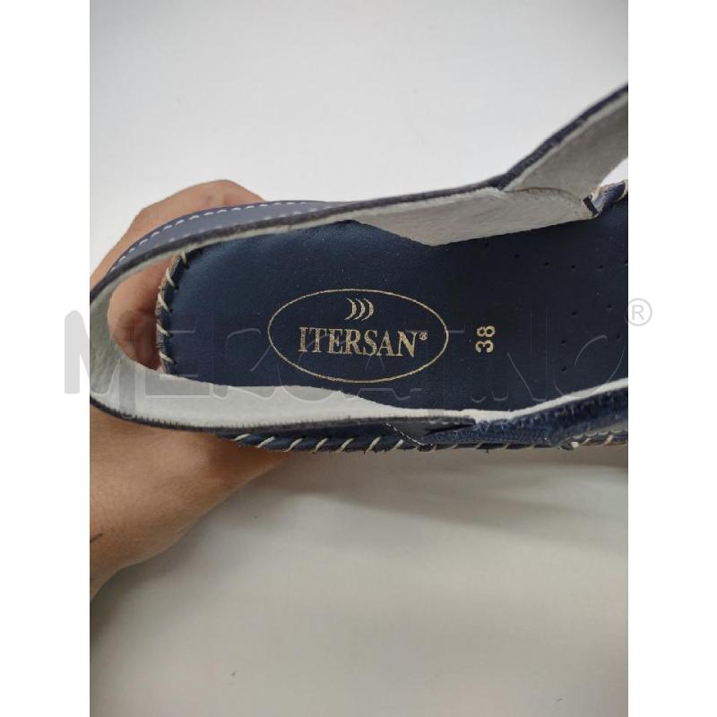 SANDALI DONNA BLU INTERSAN FASCIA LUREX  | Mercatino dell'Usato Settimo torinese 4
