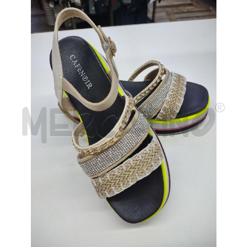 SANDALI DONNA CAFENOIR FASCE STRASS CATENE INTRECCIATA FASCE FLUO | Mercatino dell'Usato Settimo torinese 2
