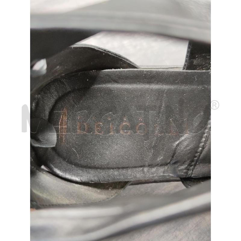 SANDALI DONNA DEI COLLI FASCE PELLE RETRO ZIP | Mercatino dell'Usato Settimo torinese 4