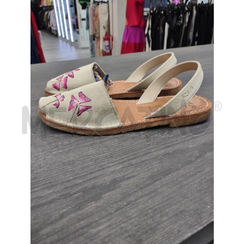 SANDALI DONNA RIA MENORCA FIORI FUCSIA | Mercatino dell'Usato Settimo torinese 2