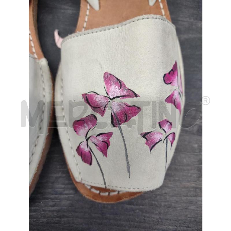 SANDALI DONNA RIA MENORCA FIORI FUCSIA | Mercatino dell'Usato Settimo torinese 4