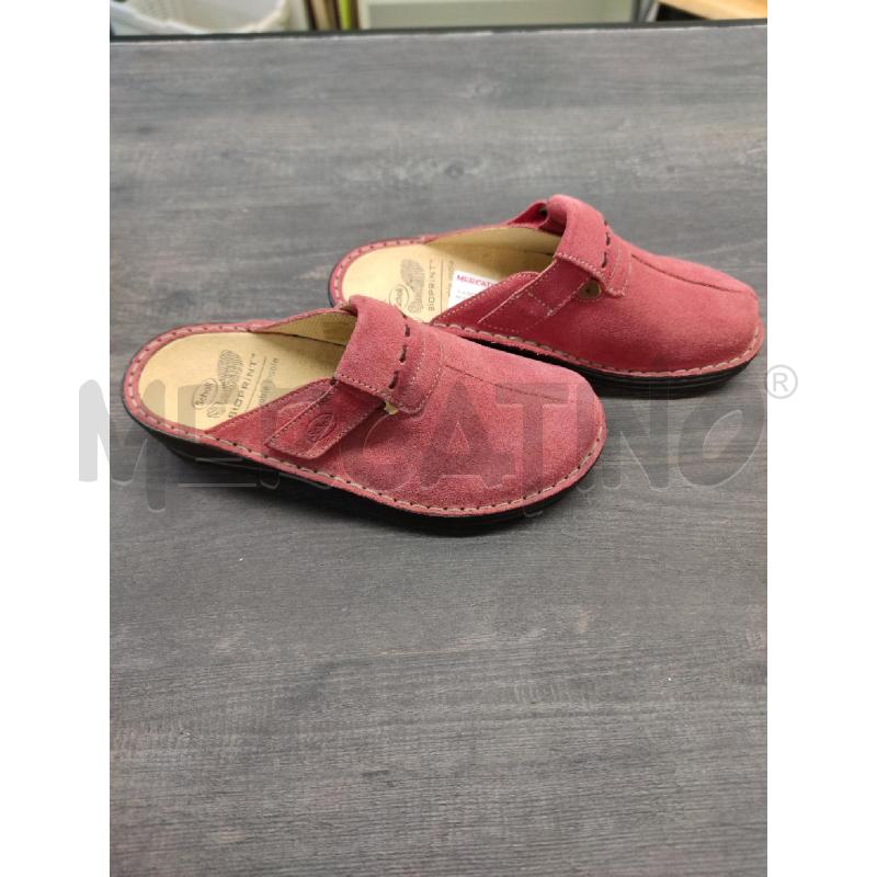 SANDALI DONNA SCHOLL BIOPRINT ROSSE SCAMOSCIATE | Mercatino dell'Usato Settimo torinese 1