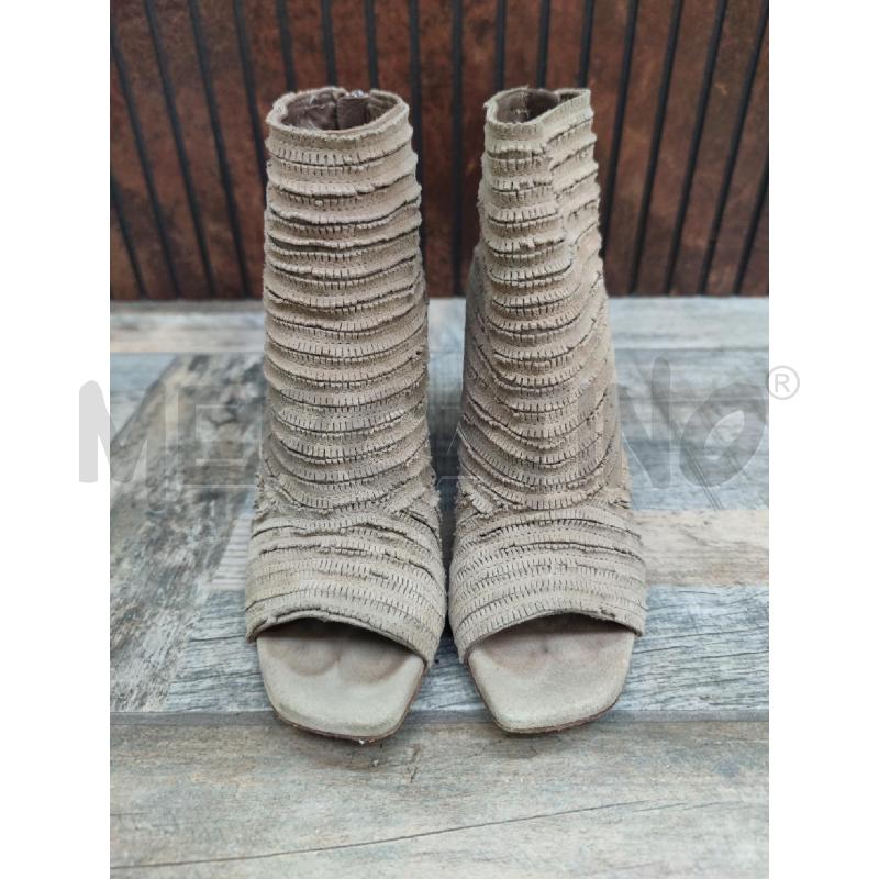 SANDALI DONNA VIC MATIE' PELLE FRANGE BEIGE | Mercatino dell'Usato Settimo torinese 2