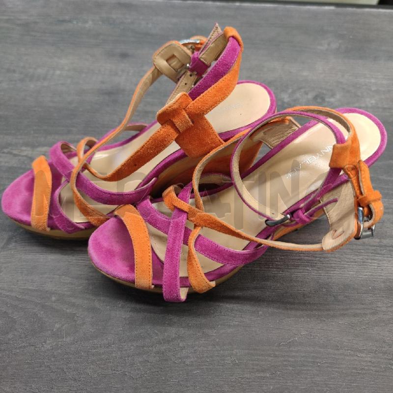 SANDALI DONNA ZEPPA PENNYBLACK FUCSIA ARANCIO PELLE | Mercatino dell'Usato Settimo torinese 1