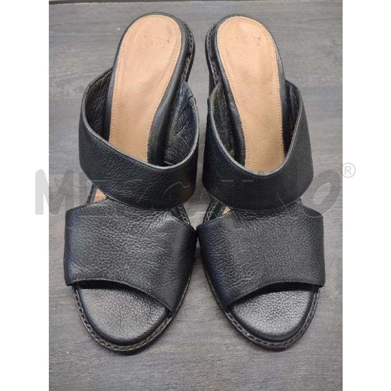 SANDALO TACCO UGG NERE PELLE  | Mercatino dell'Usato Settimo torinese 2