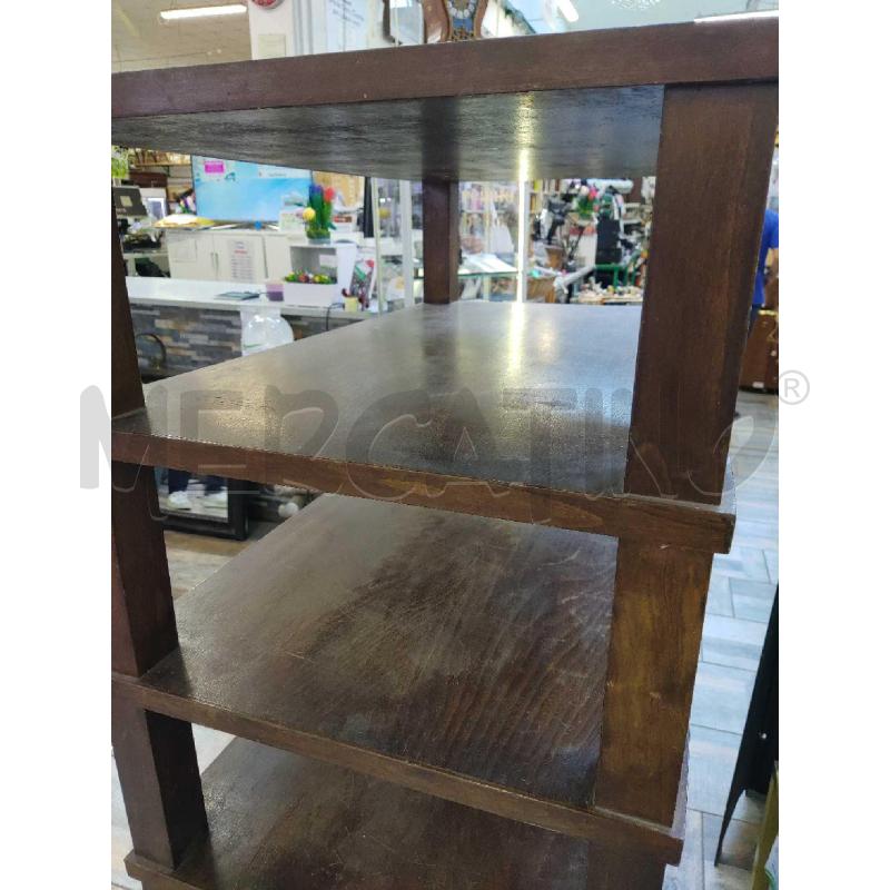 SCAFFALE IN LEGNO DI FAGGIO CON ROTELLE | Mercatino dell'Usato Settimo torinese 4