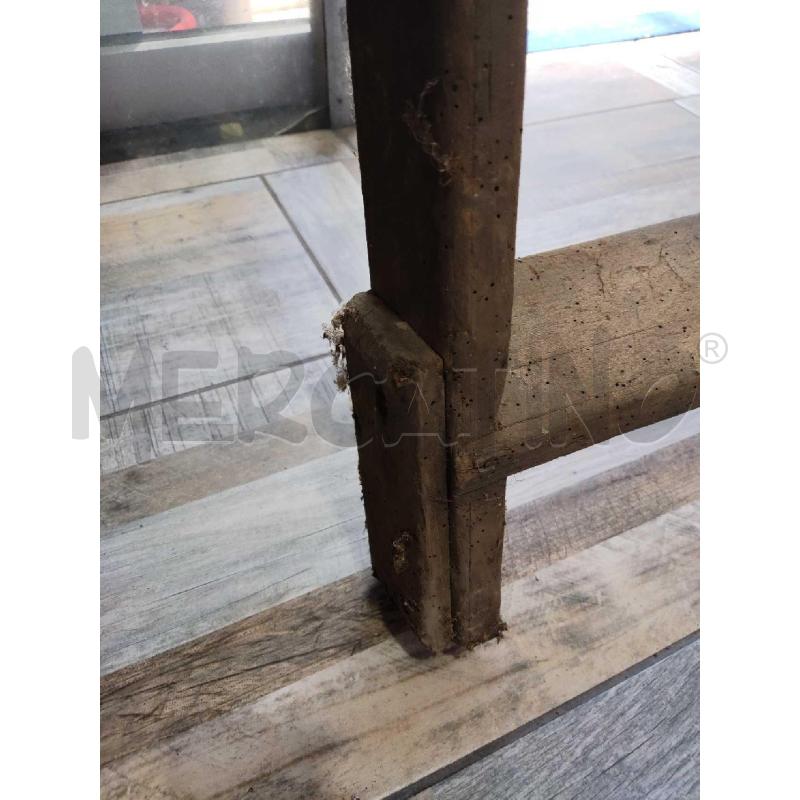 SCALA LEGNO ANTICA  | Mercatino dell'Usato Settimo torinese 3