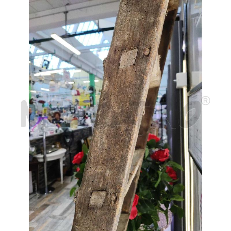 SCALA LEGNO ANTICA  | Mercatino dell'Usato Settimo torinese 4