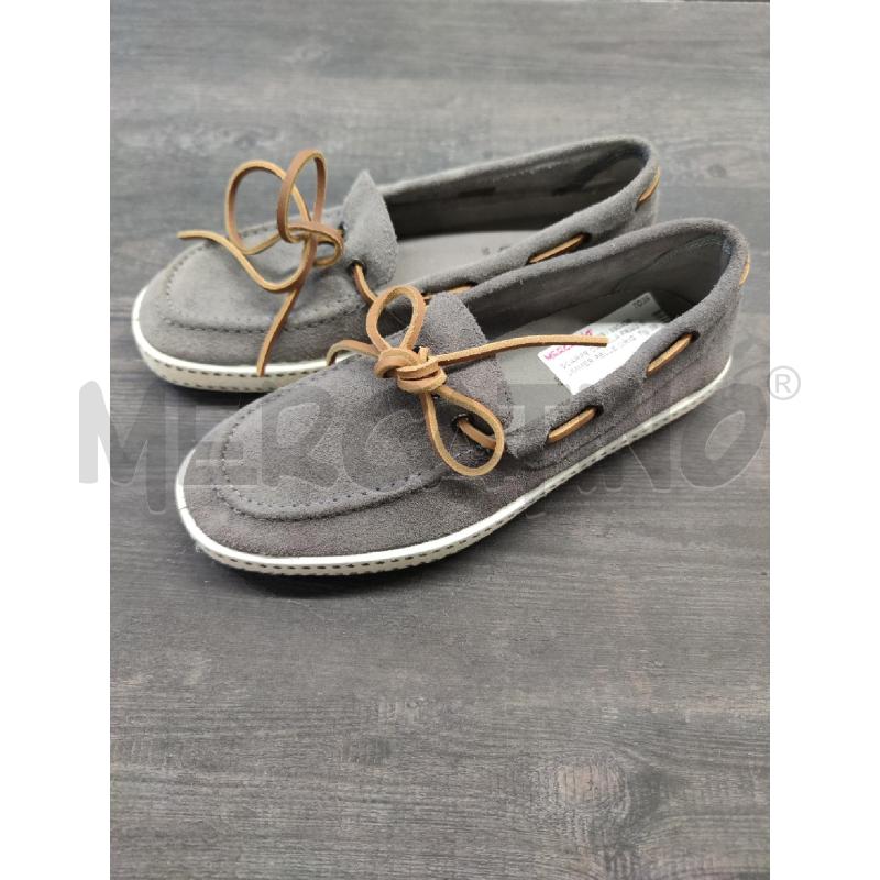 SCARPE DA VELA FRAU SUMMER PELLE GRIGIE | Mercatino dell'Usato Settimo torinese 1