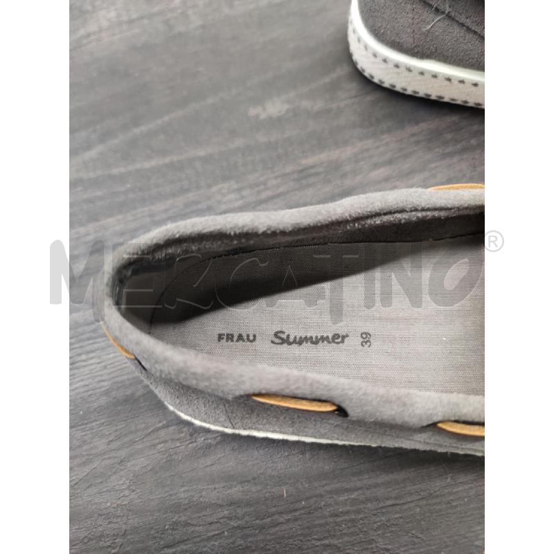 SCARPE DA VELA FRAU SUMMER PELLE GRIGIE | Mercatino dell'Usato Settimo torinese 3