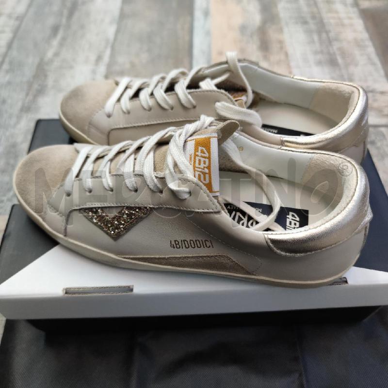 SCARPE DONNA 48 DODICI SUPRIME BEIGE ORO GLITTER | Mercatino dell'Usato Settimo torinese 2