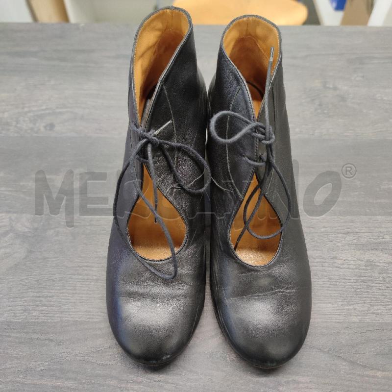SCARPE DONNA AUDLEY CON TACCO PELLE NERA | Mercatino dell'Usato Settimo torinese 2