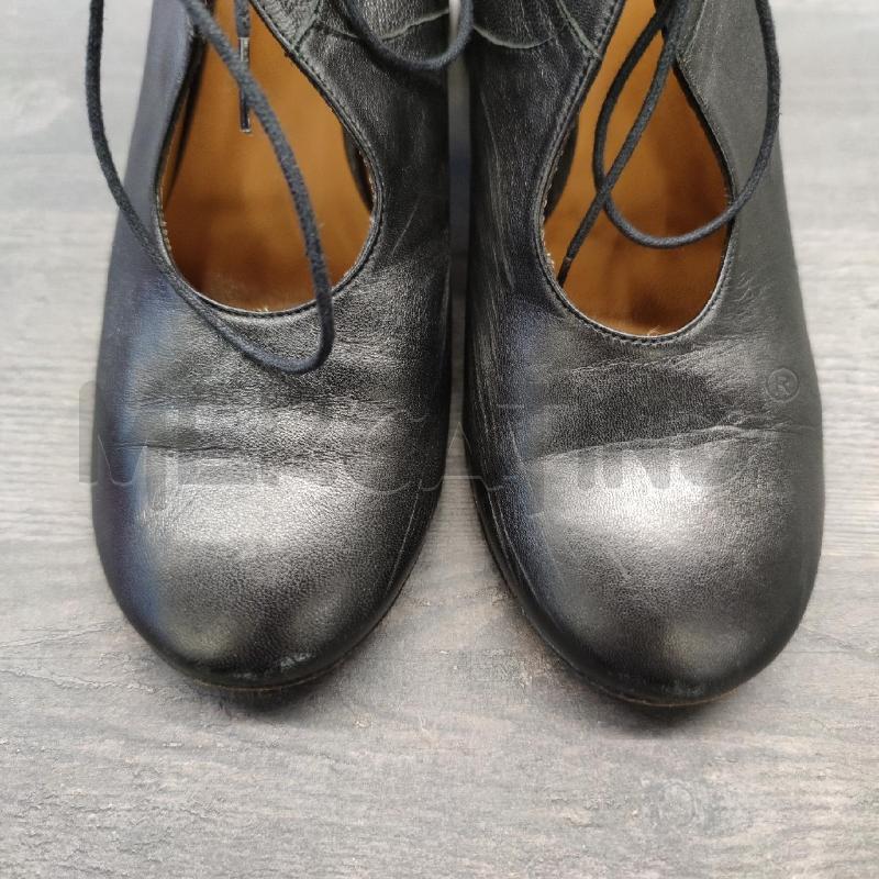 SCARPE DONNA AUDLEY CON TACCO PELLE NERA | Mercatino dell'Usato Settimo torinese 3