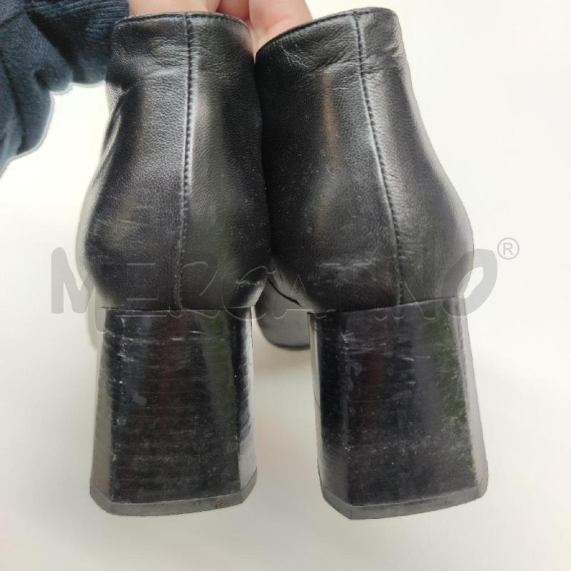 SCARPE DONNA AUDLEY PELLE NERE TACCO LACCI | Mercatino dell'Usato Settimo torinese 3