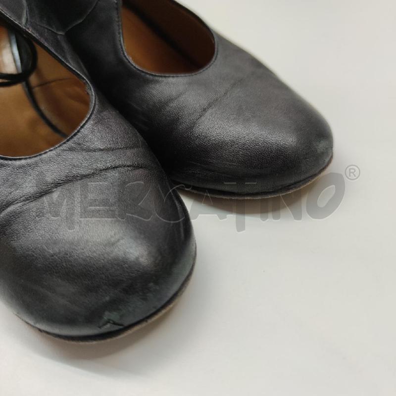 SCARPE DONNA AUDLEY PELLE NERE TACCO LACCI | Mercatino dell'Usato Settimo torinese 5