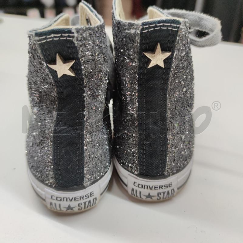 SCARPE DONNA CONVERSE GLITTER NERE GRIGIE | Mercatino dell'Usato Settimo torinese 3