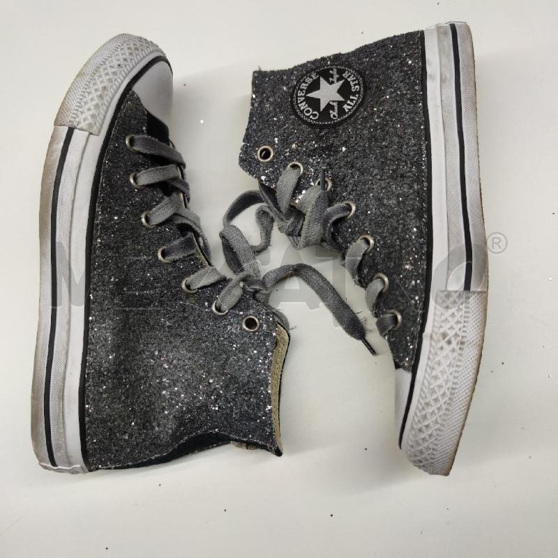 SCARPE DONNA CONVERSE GLITTER NERE GRIGIE | Mercatino dell'Usato Settimo torinese 4