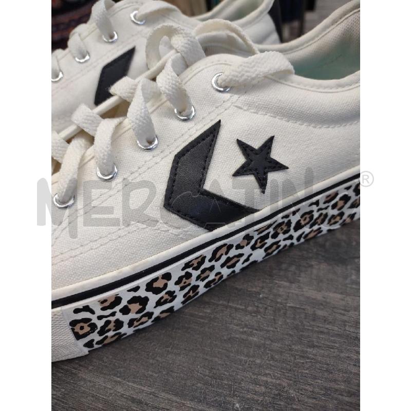 SCARPE DONNA COVERSE PLATFORM LEOPARDATE BIANCHE | Mercatino dell'Usato Settimo torinese 3